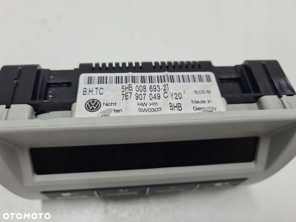 VW T5 LIFT T6 CALIFORNIA panel sterowania podsufitki TYŁ 7E7907049C - 2