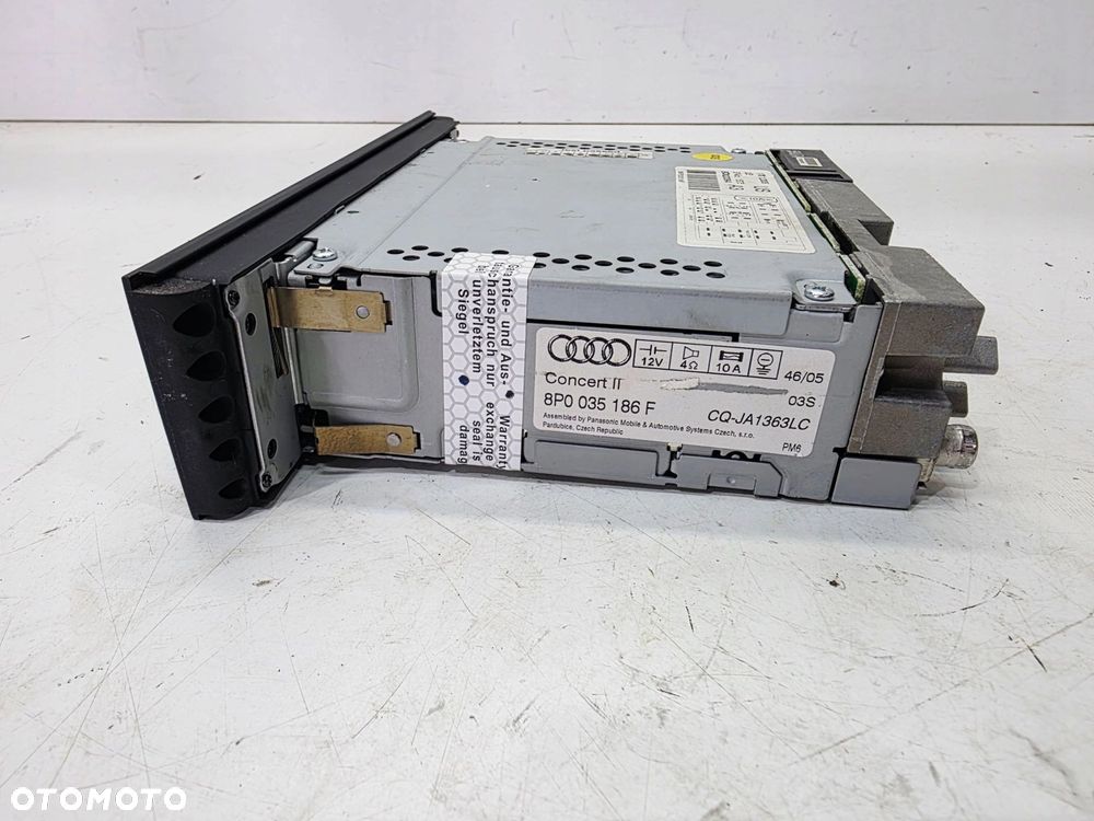 RADIO CD AUDI CONCERT AUDI A3 8P LIFT 1 DIN 8P0035186F - 4