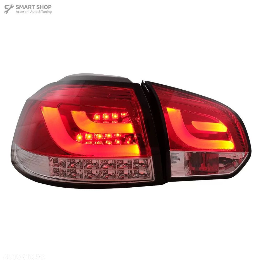 Stopuri LED VW Golf 6 VI Hatchback (2008-2013) Rosu Clar - 5