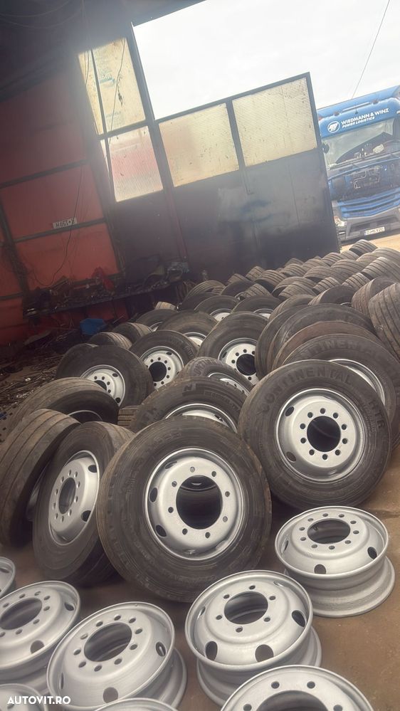 janta din dezmembrari TRAILER ANVELOPE SECOND 265/70 R19.5  285/70 R19.5 245/70 R19.5  265/60 R19.5  7.50J 8.25J 9.00J Jante - 5