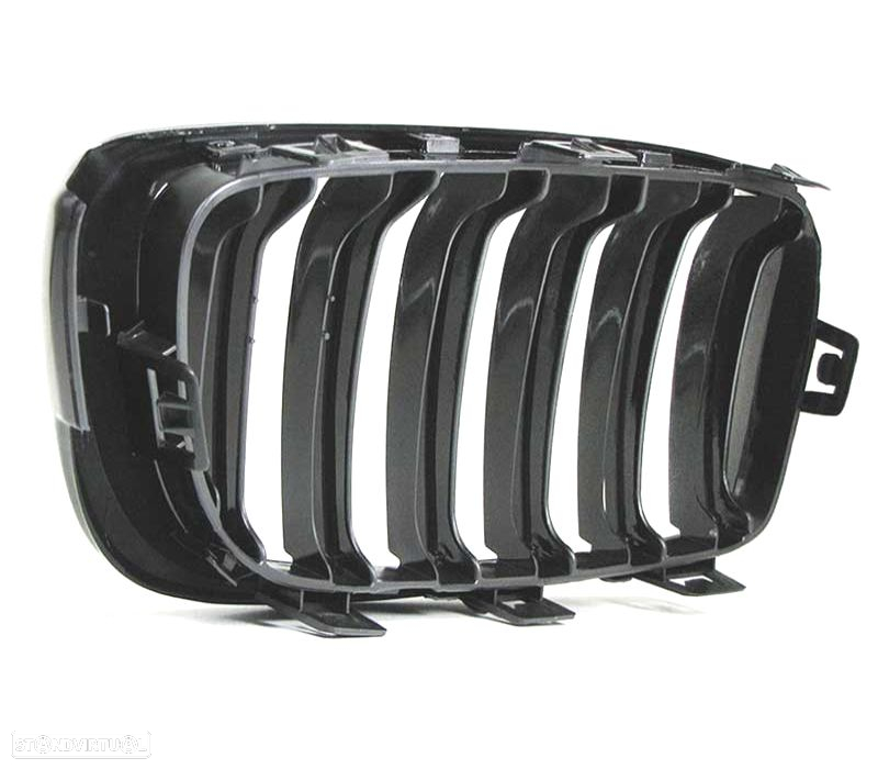 GRELHA FRONTAL BMW F32 F33 F36 F82 F83 13-18 LOOK M4 PRETO BRILHANTE - 2