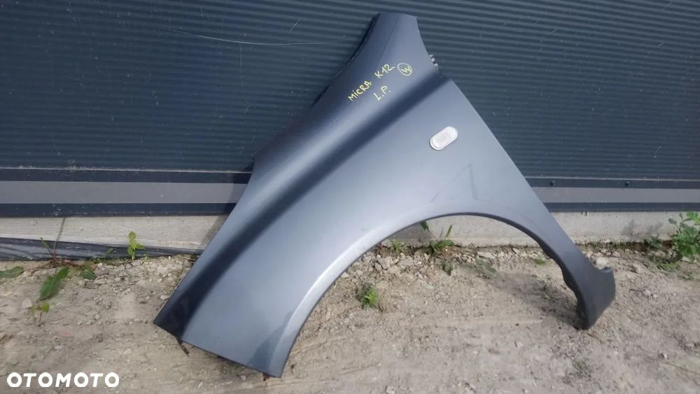 ZDERZAK PRZÓD PRZEDNI NISSAN MICRA K12 62090AX600 BIAŁY CZERWONY SREBRNY - 21
