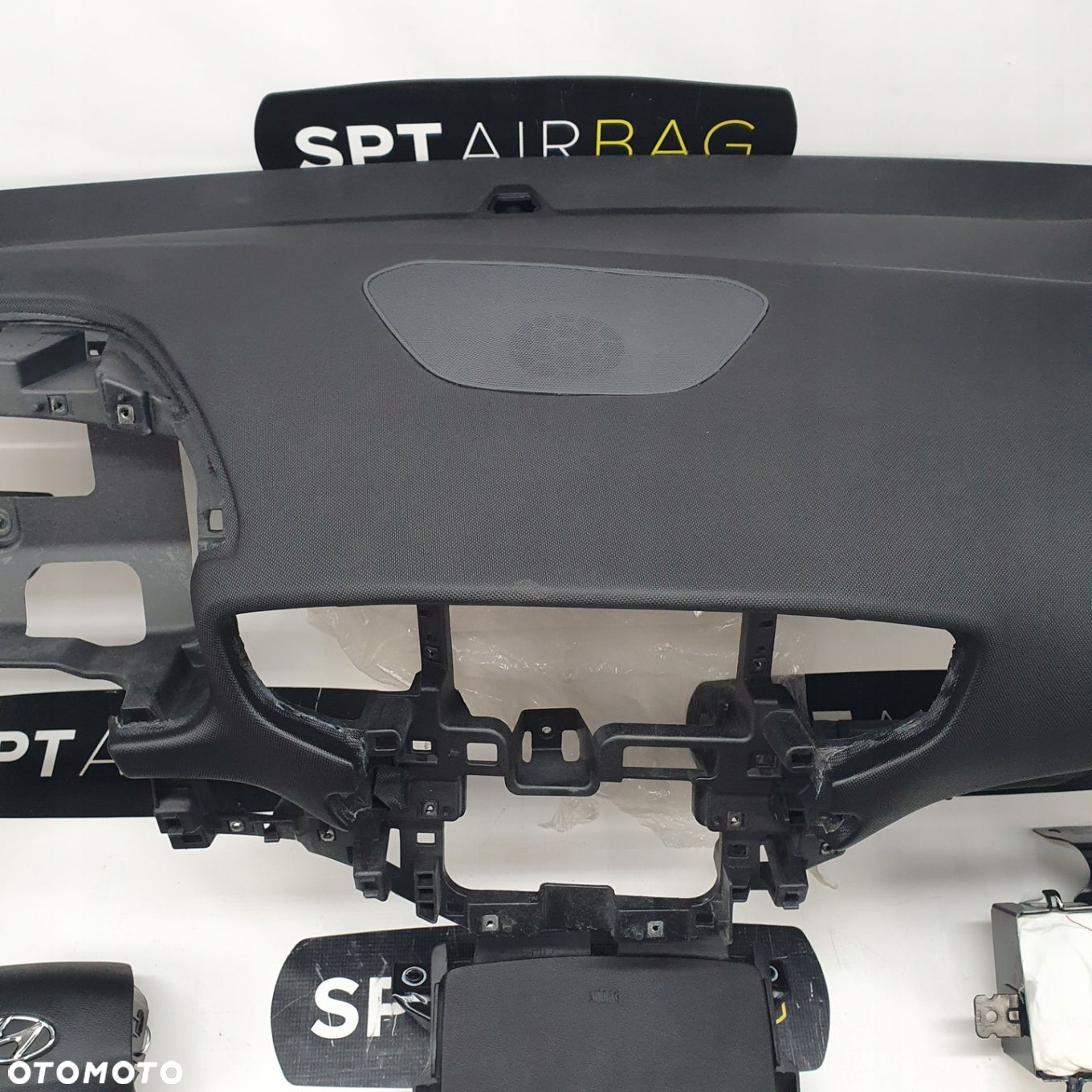 HYUNDAI IONIQ DESKA ROZDZIELCZA KONSOLA KOKPIT PULPIT PODUSZKI AIRBAG AIR BAG PASY KIT SET - 3