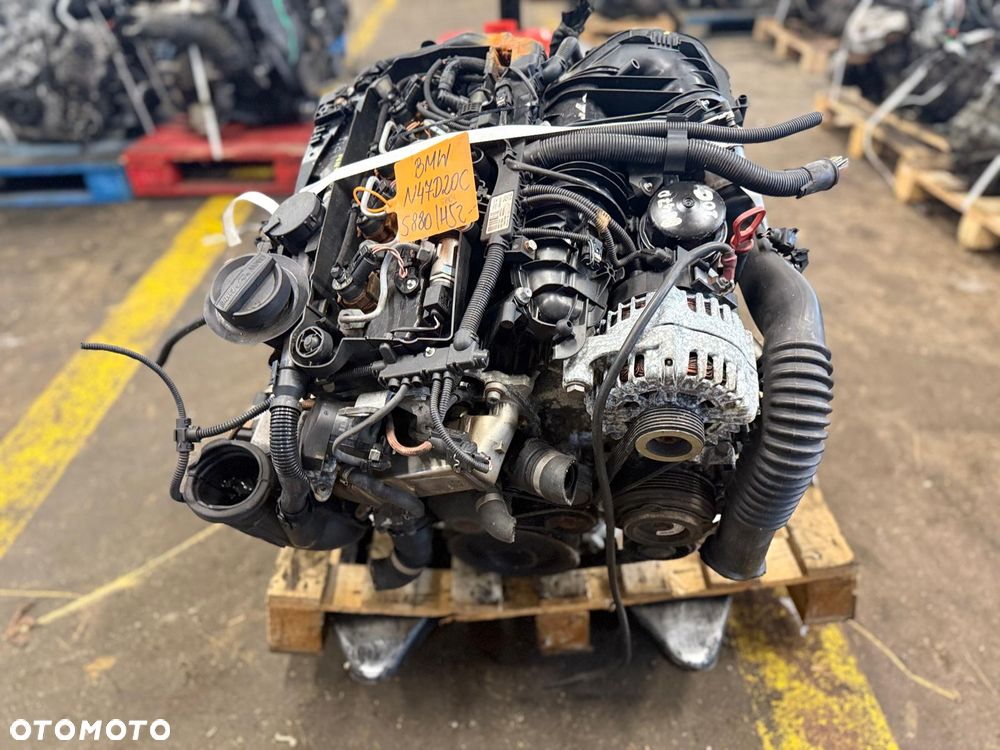 BMW N47D20C STARY 2.0 d diesel silnik kompletny z pełnym osprzętem gotowy do montażu - 4