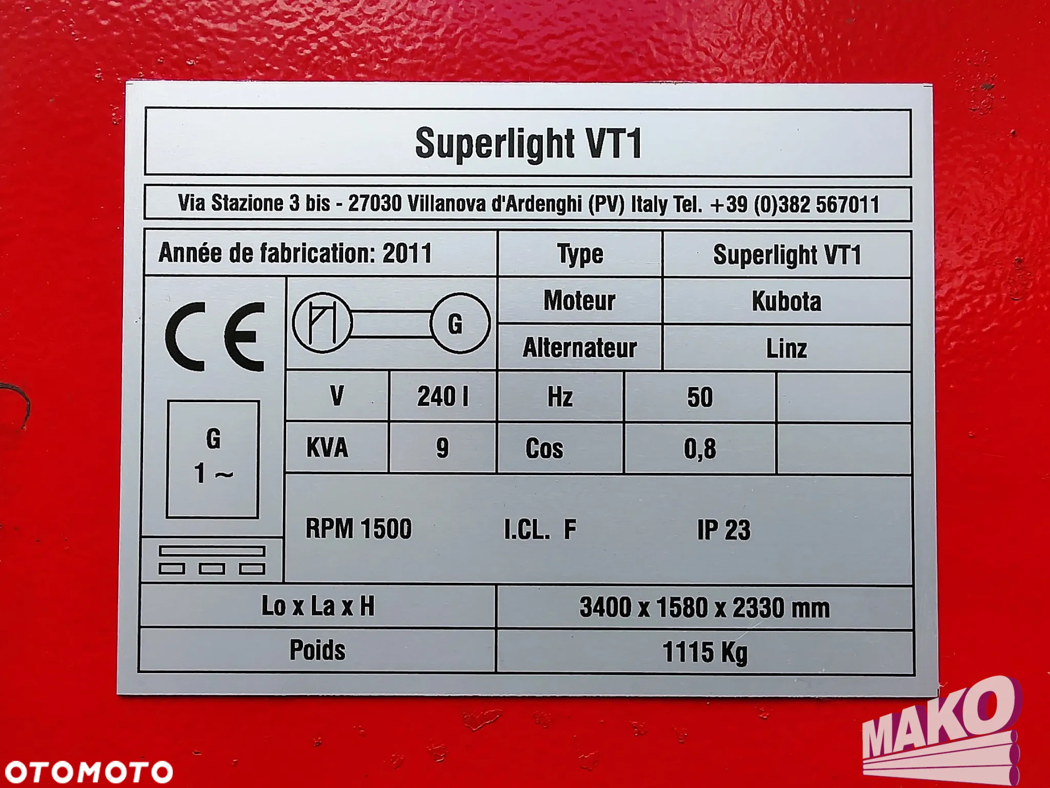 Wieża oświetleniowa Generac Superlight VT1 - 14