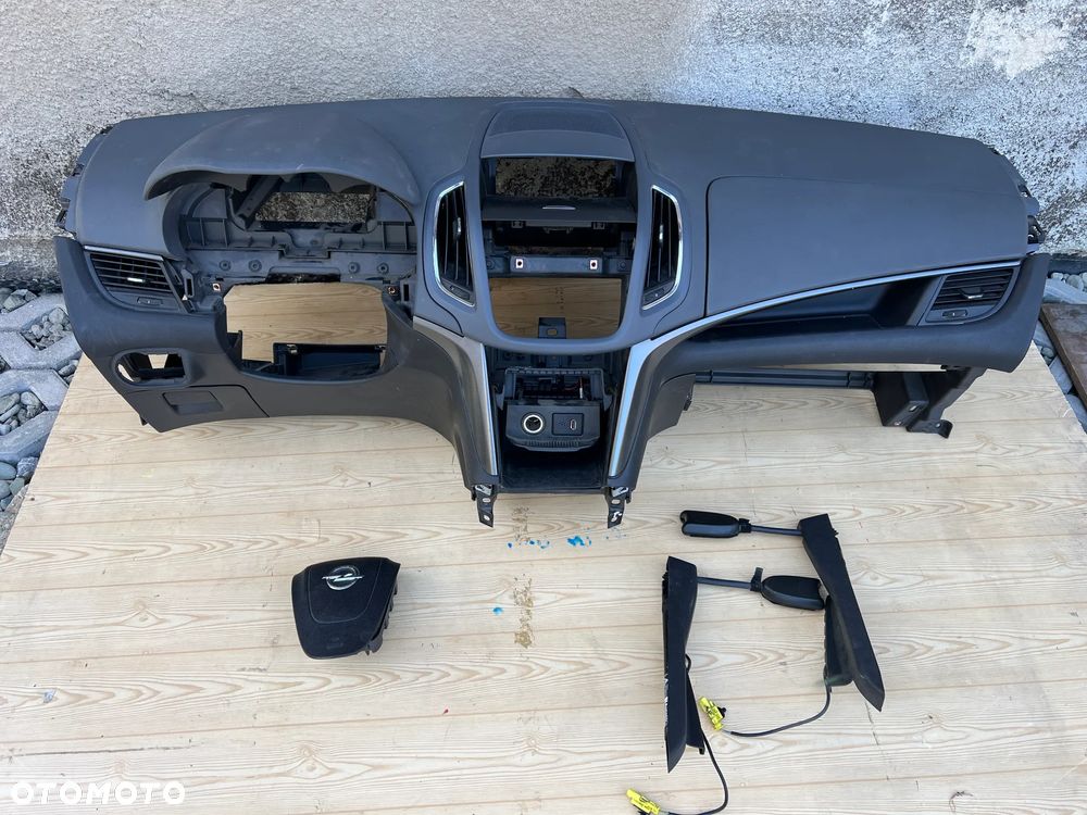 OPEL ZAFIRA C DESKA KOKPIT KONSOLA AIRBAG Pasy Napinacze ORGINAŁ - 2