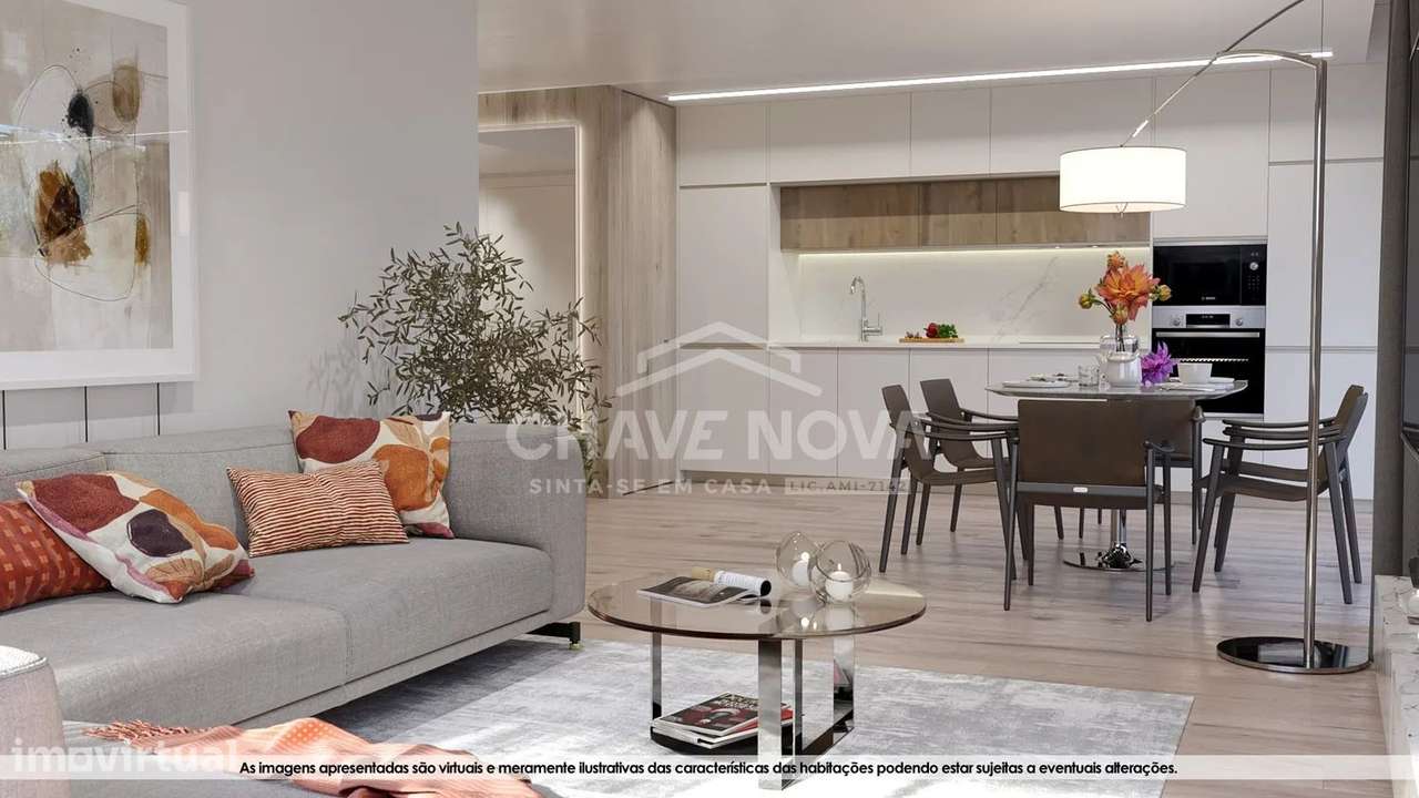 PS - Apartamento T2 Novo,a 600m do El Corte Inglès - Grande imagem: 2/12