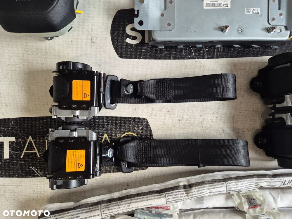 JAECOO 7 DESKA ROZDZIELCZA KONSOLA KOKPIT PULPIT PODUSZKI AIRBAG AIR BAG PASY KIT SET - 9