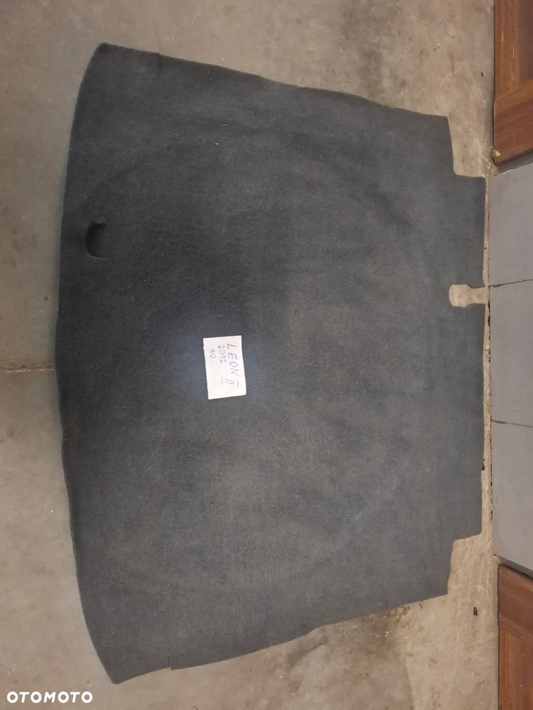 Dywan wykładzina bagażnika Seat Leon II lift rok 2012 nr 1P0863463 - 1