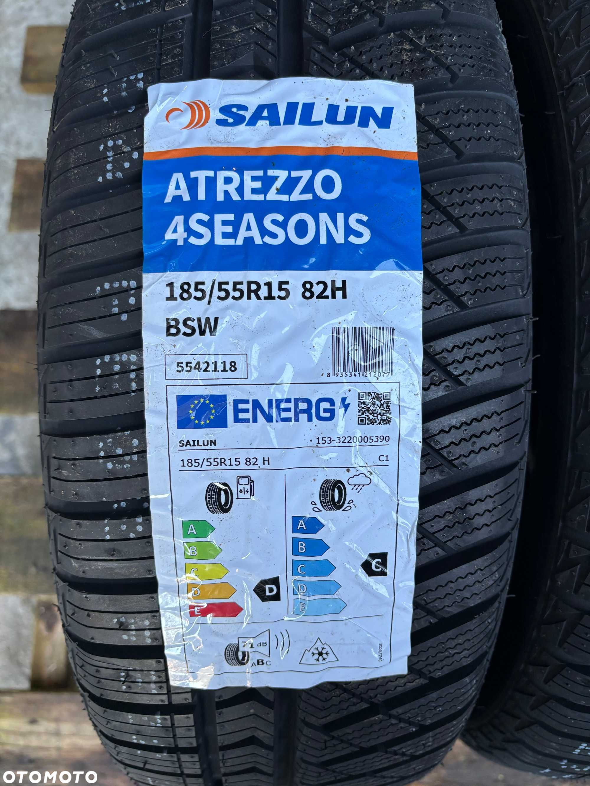 Okazja opony całoroczne 185/55R15 SAILUN ATREZZO 4SEASONS NOWE 2024 - 2