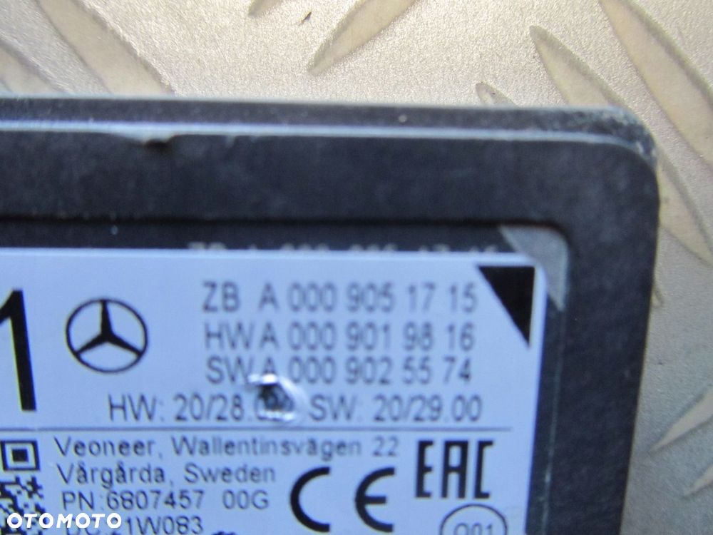 RADAR SENSOR DO MERCEDESA 0009051715 - 2