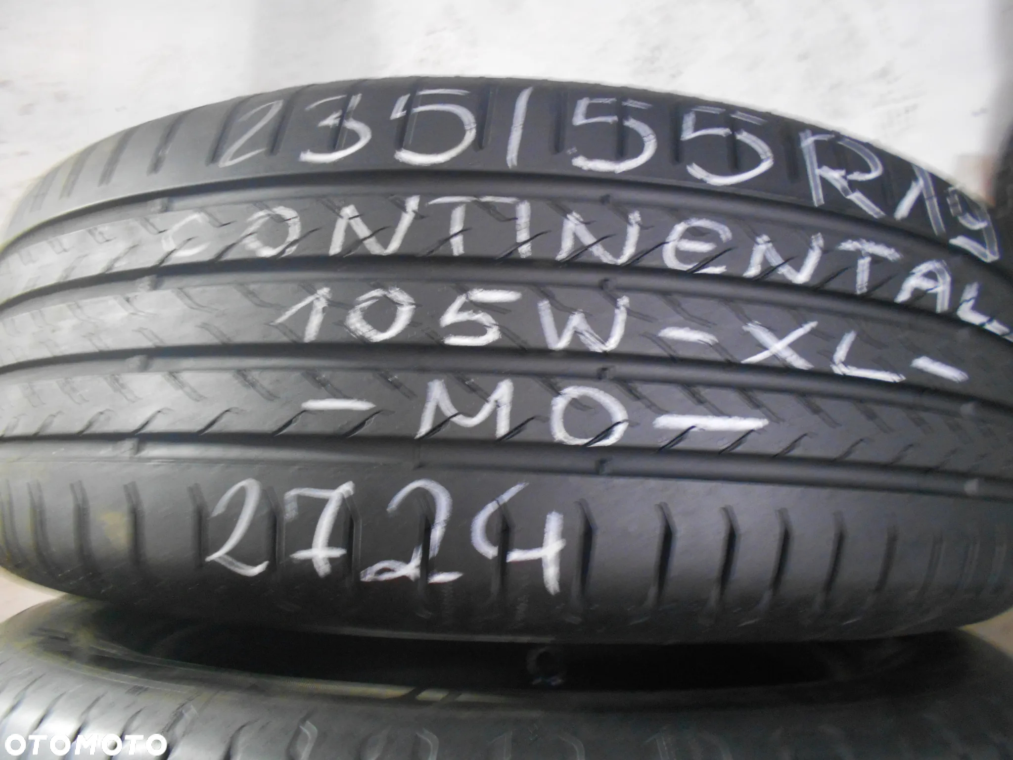 OPONY 235/55R19 CONTINENTAL ECO CONTACT 6Q XL MO DOT 2724 / 3722 6.6MM - 2