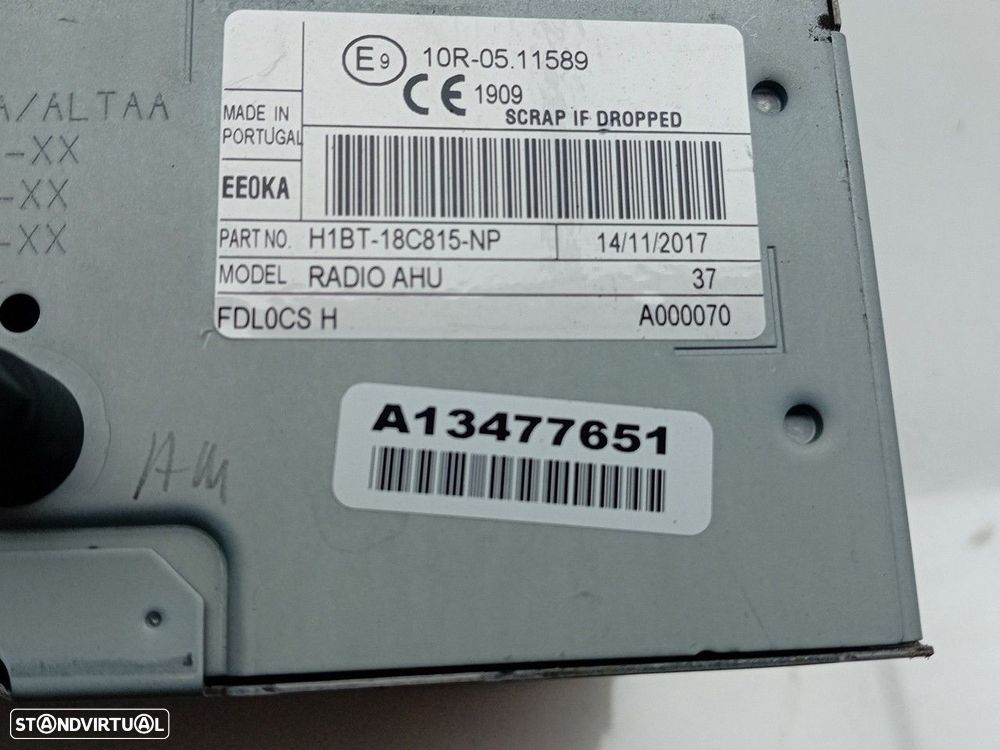 Rádio / auto-rádio FORD Fiesta VII (HJ, HF) - 4