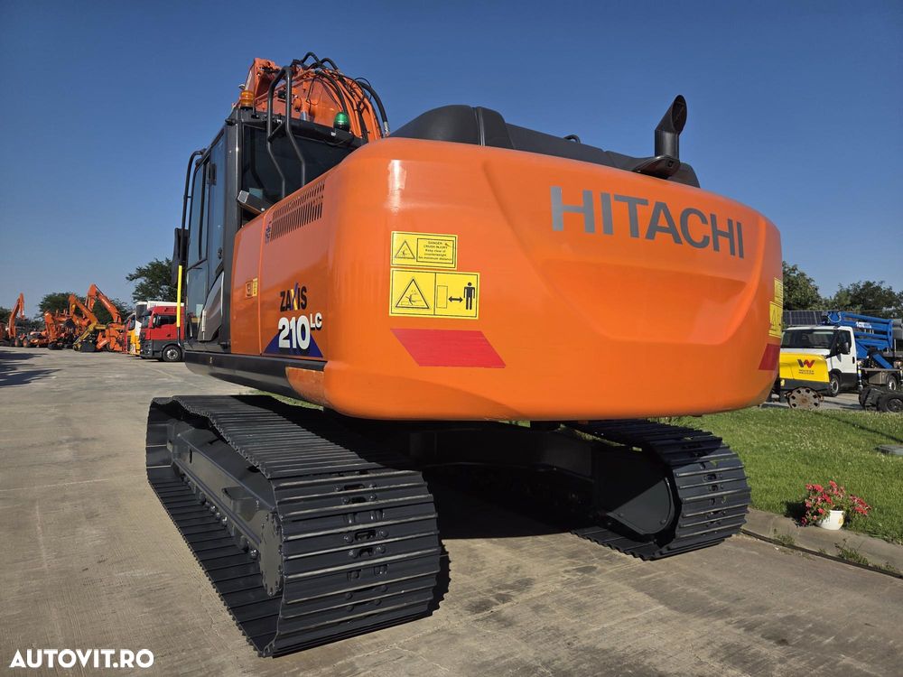 Hitachi ZX210LC-6, 2021, 2.676h, 23,1 tone, CUPLA RAPIDA HIDRAULICA, cupa 1,3mc, 3 pompe hidr, inst picon, camera spate si laterale, antifurt, latime 2,99m, ad sapare 7m, cons mediu 12l/h, lant 90% ok, posibil leasing-STARE CA NOU-PROMOTIE 99.750 Eur+Tva - 9