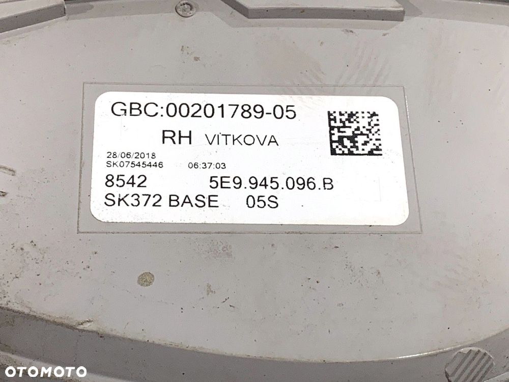 LAMPA PRAWY TYŁ  SKODA OCTAVIA III Combi (5E5, 5E6) 2012 - 2022 1.6 TDI 85 kW [115 KM] olej - 5