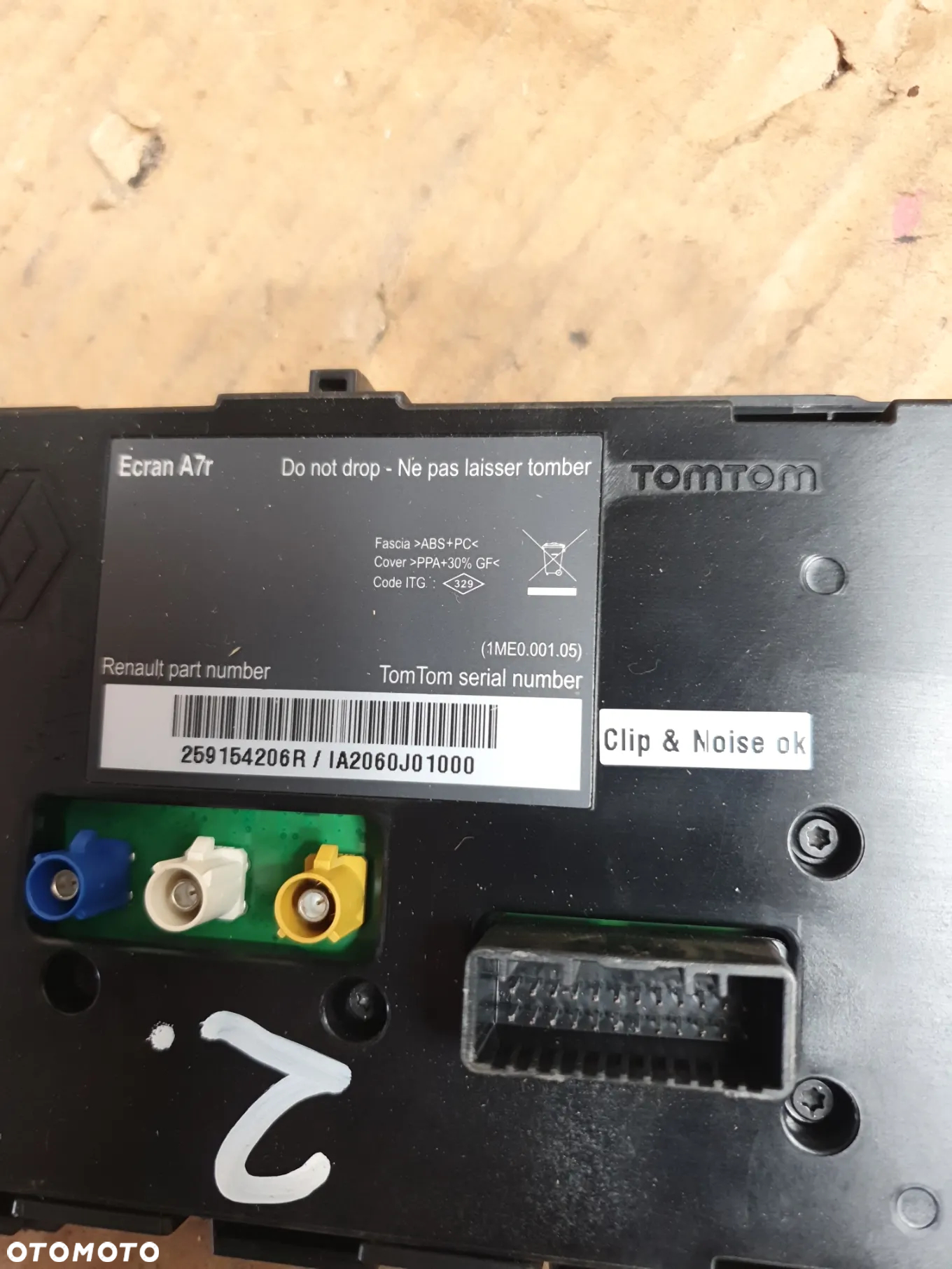} RENAULT LAGUNA III EKRAN NAWIGACJA TOMTOM 259154206R - 3