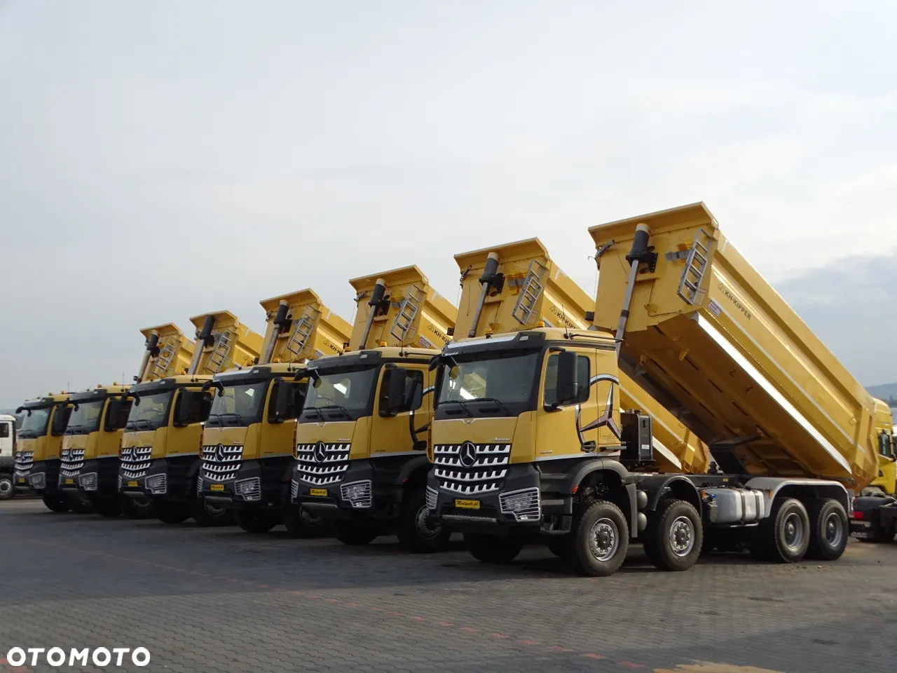 Mercedes-Benz AROCS 4145 / 8x8 / WYWROTKA TYLNOZSYPOWA / KH KIPPER  / EURO 6 - 14