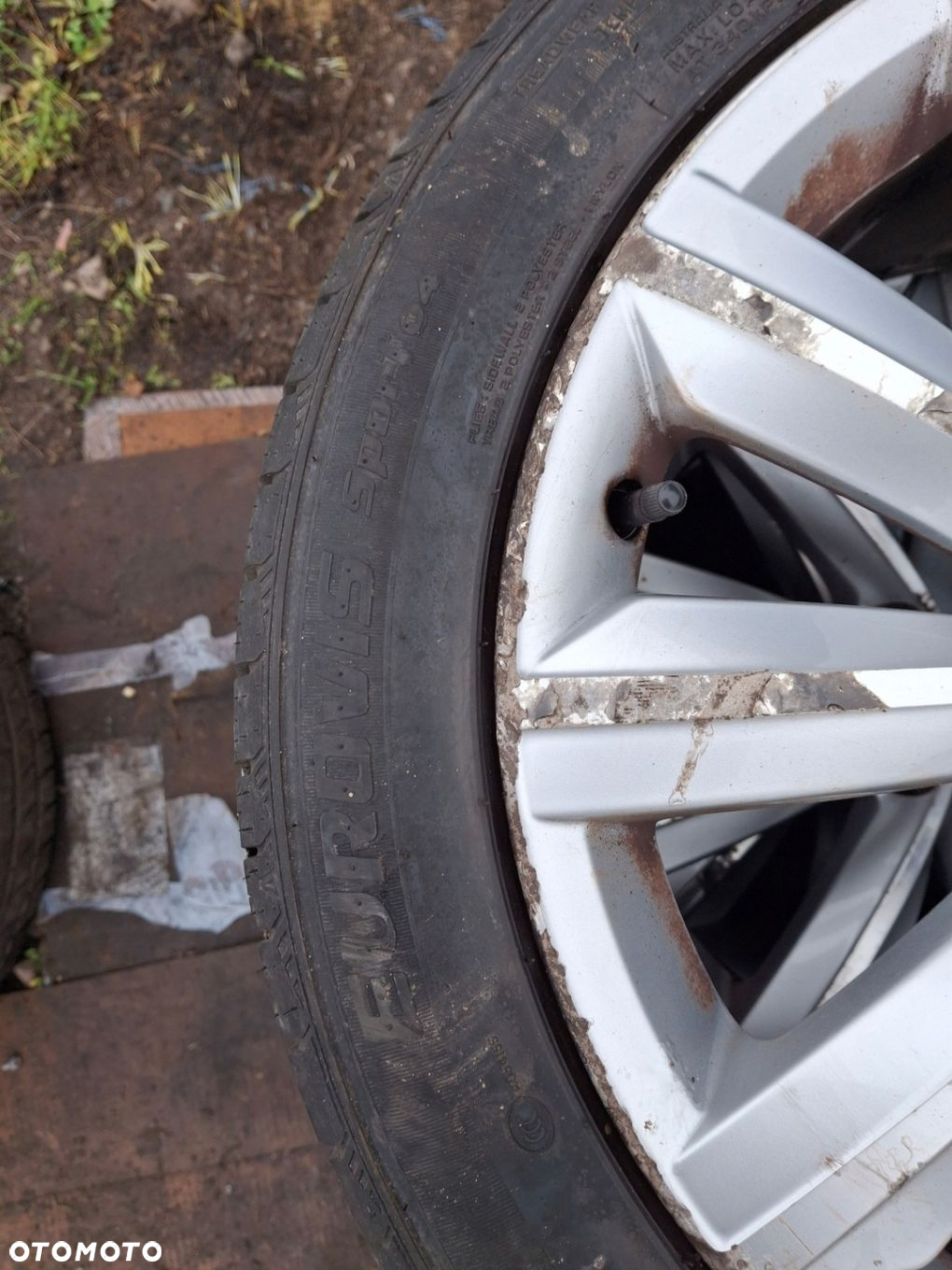 VW PASSAT B7 KOŁA 17 FELGI ALUMINIOWE 3AA601025F ET47 7,5Jx17 OPONY - 11