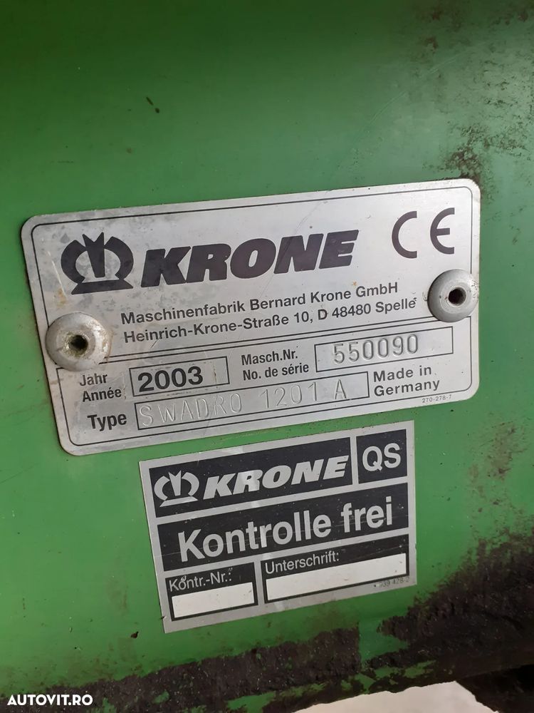 Krone 6 m - 11