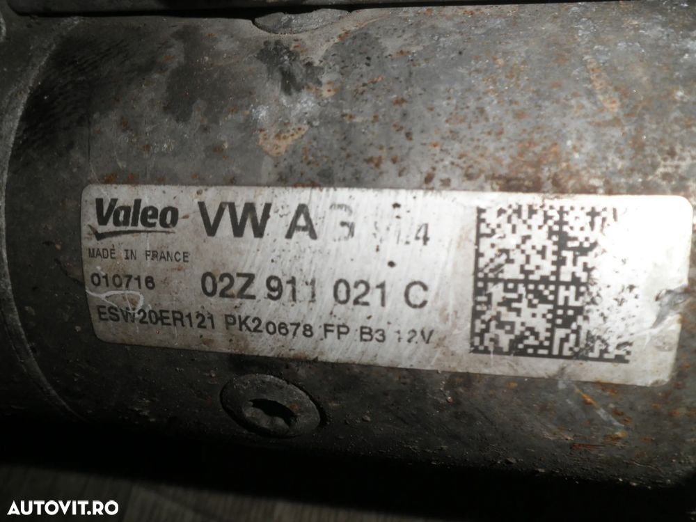 Electromotor VW Polo 6R, Seat Ibiza, 1.4 TDI 02Z911021C - 3