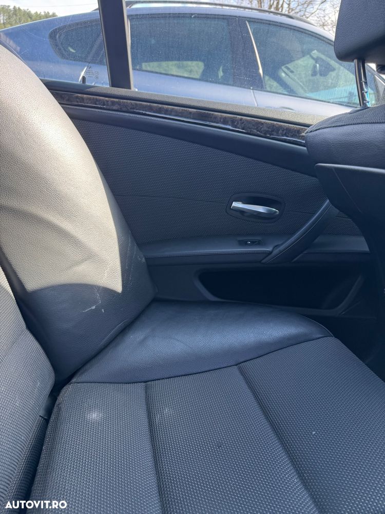 Interior scaune partial piele bmw seria 5 e60 LCI - 4