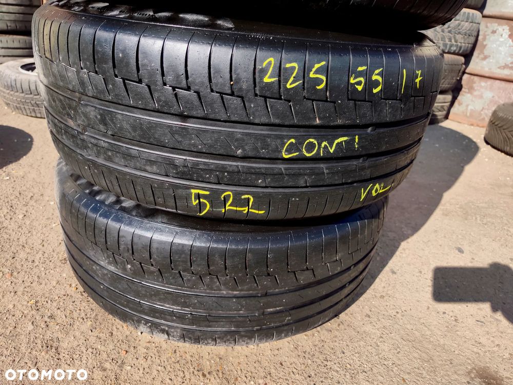 225/55R17 97W 101Y Opony Letnie Lato CONTINENTAL EcoContact 6 PremiumContact 6 5,5mm 24-22r. Legnica ALU-RAD 225/55 - 3