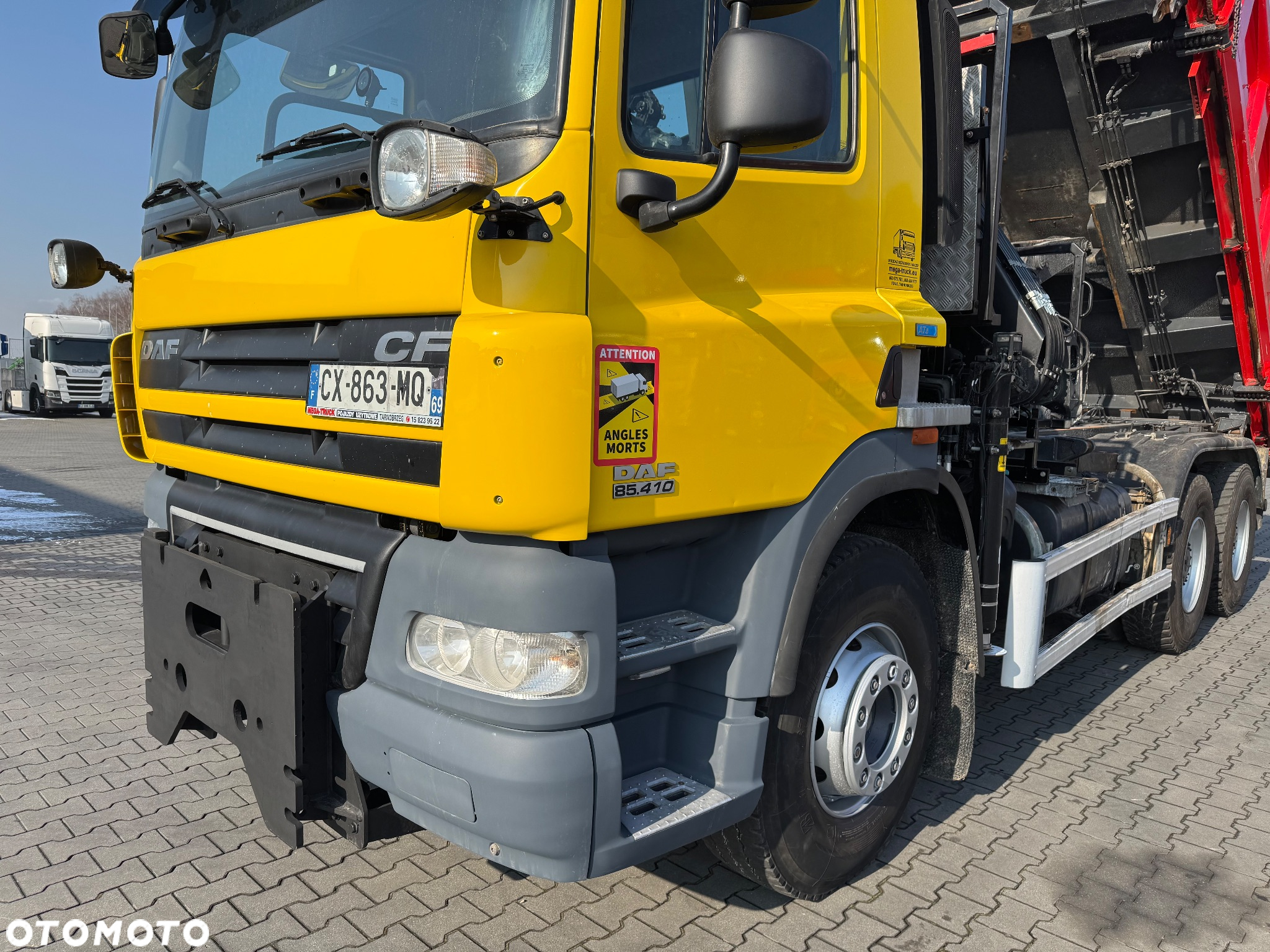DAF CF 85.410 ATe 6x4 DŻWIG HDS HYDROBURTA OPONY-90% - 34