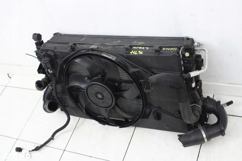 OPEL ASTRA J LIFT 12R- KOMPLET CHŁODNIC WENTYLATOR 2.0 CDTI - 6