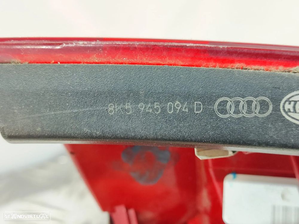 Farolim Mala Tras Traseiro Direito Original Audi A4 B8 8K Sedan Carro 8K5945094D 2007 - 2015 - 8
