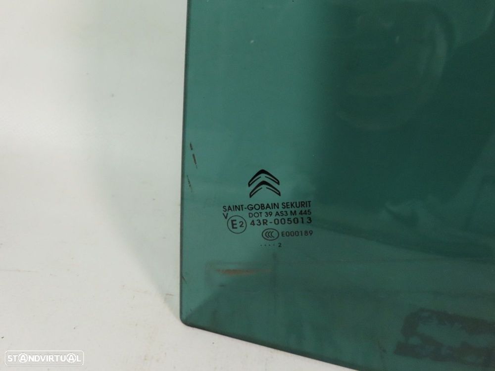 Vidro da porta Escurecido Esquerdo/Trás Seminovo/ Original CITROEN DS5 - 2