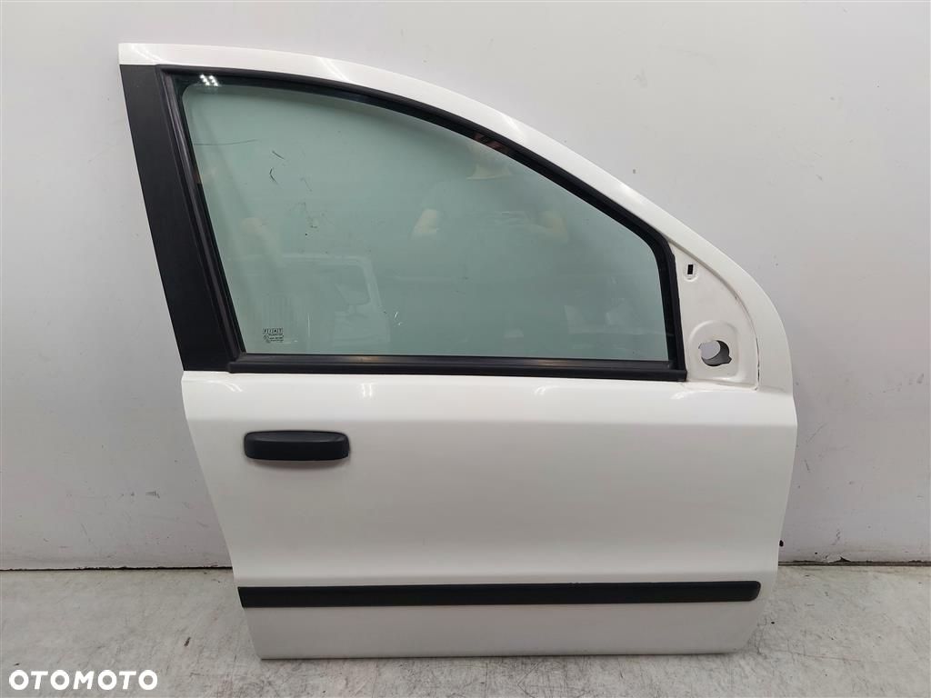 Drzwi przednie prawe SZYBA przód Fiat Panda II 2003-2013R BIAŁE - 1