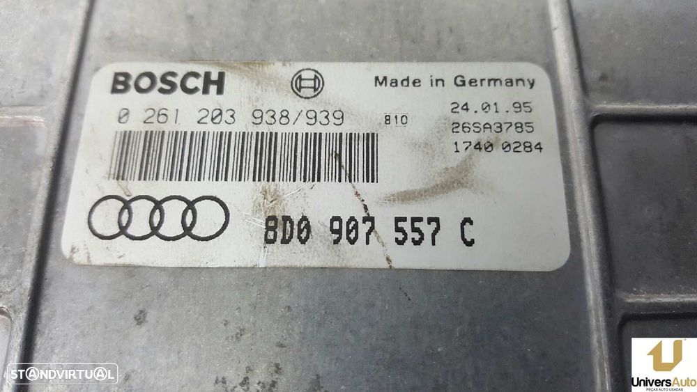 CENTRALINA DO MOTOR UCE AUDI A4 BERLINA (B5) 1.8 20V TURBO - 3