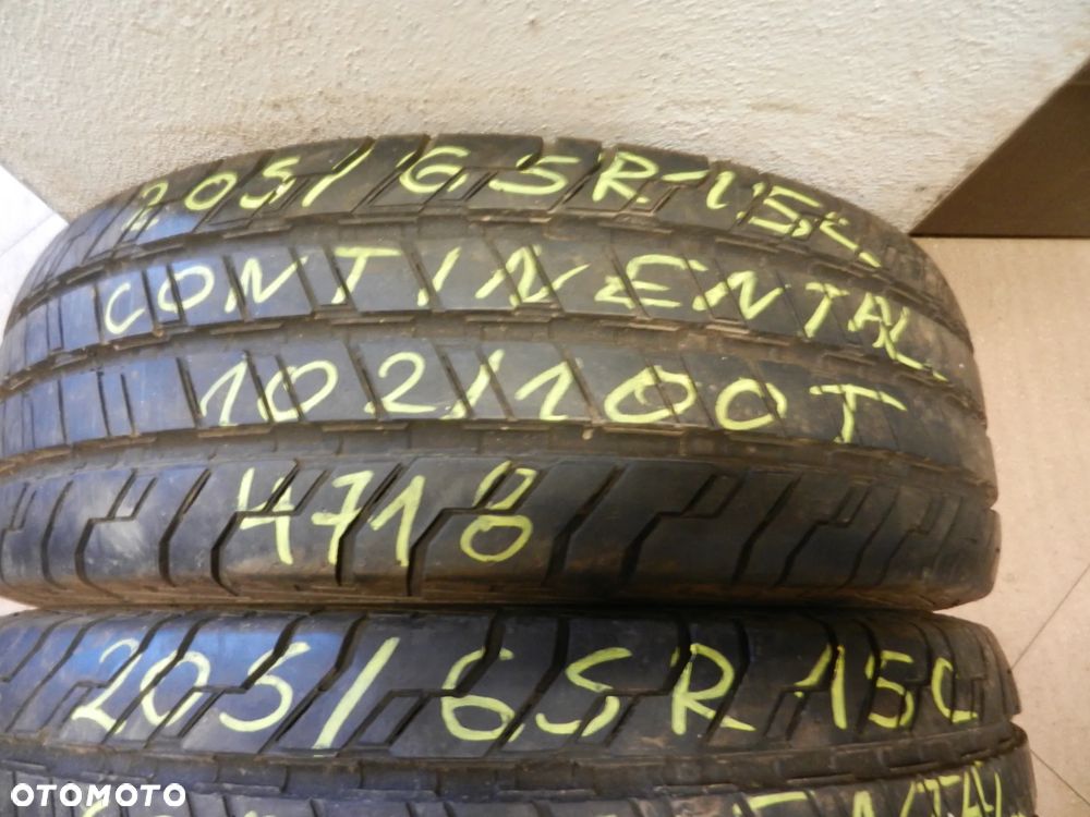 Opony 205/65r15c continental conti van contact 100 9mm lato para - 2