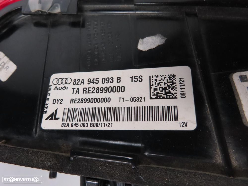 Farolim da mala LED Esquerdo Usado / Original AUDI A1 Sportback (GBA)/AUDI A1 Al... - 5