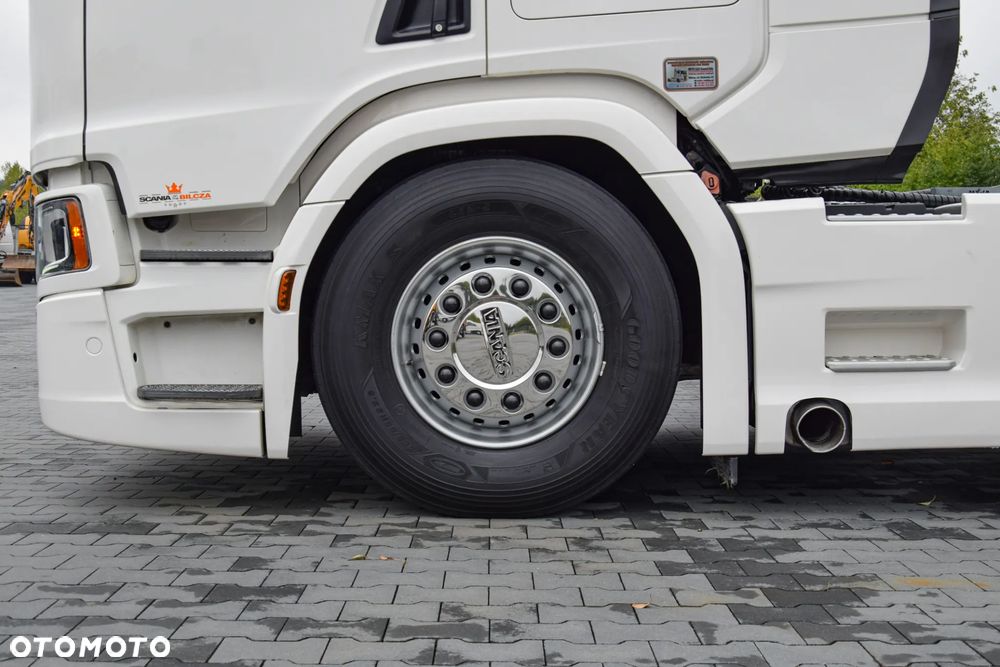 Scania R500 / EURO 6 / FULL AIRMATIC / HYDRAULIKA / RETARDER / KLIMA POSTOJOWA / ACC / FULL LEDY / FULL SPOILERY / 2 ZABIORNIKI PALIWA / SERWISOWANA / SPROWADZONA - 23