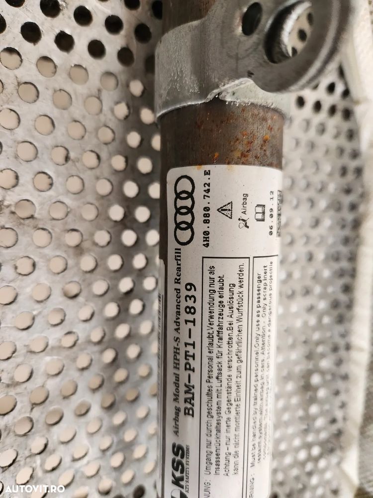 Airbag Cortina Stanga Dreapta Audi A8 4H D4 An 2010-2011-2012-2013-2014-2015-2016-2017 Cod 4HE 4HE - 6