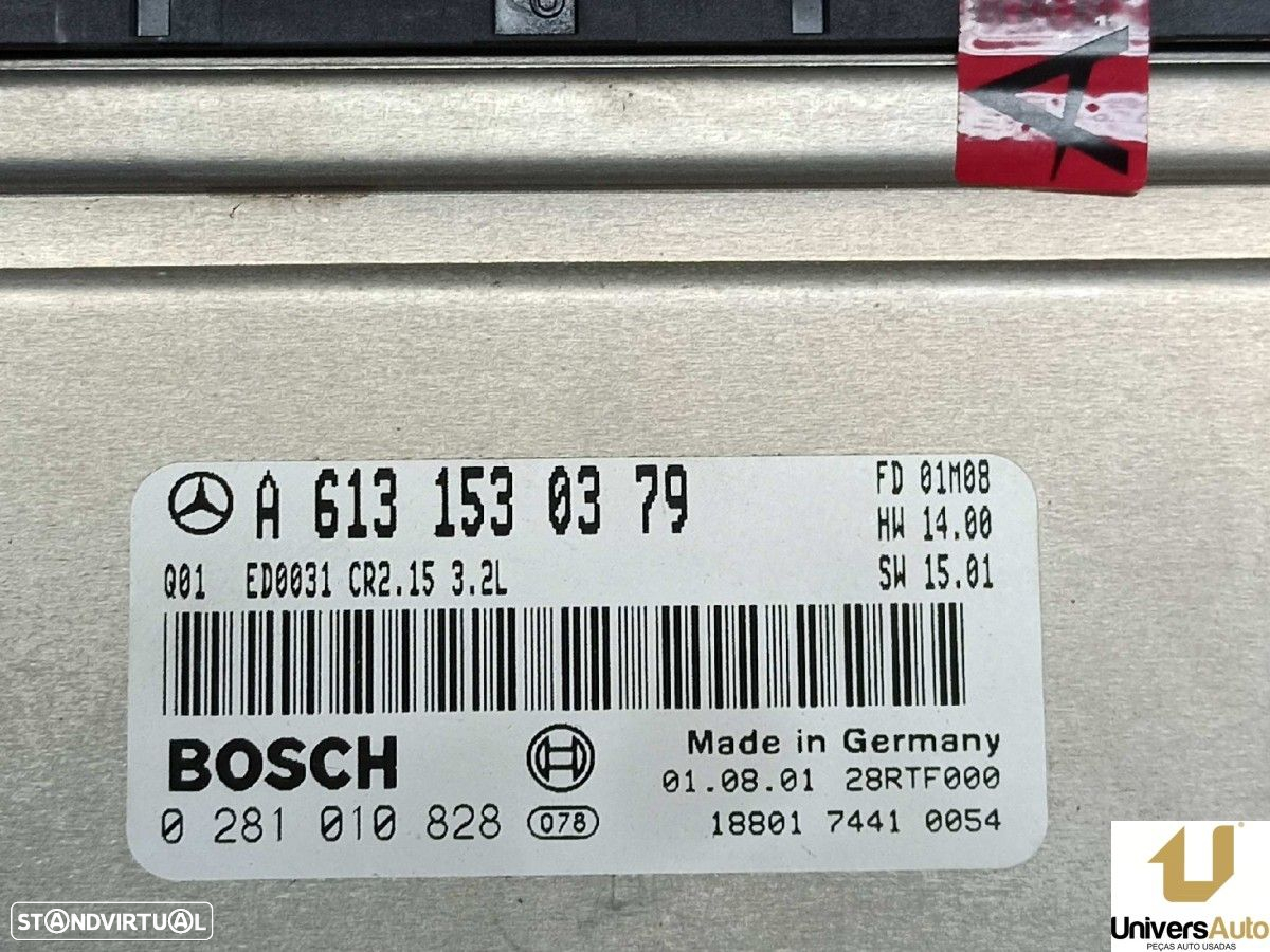 CENTRALINA DO MOTOR UCE MERCEDES CLASE S (W220) BERLINA 320 CDI (220.026) - 5