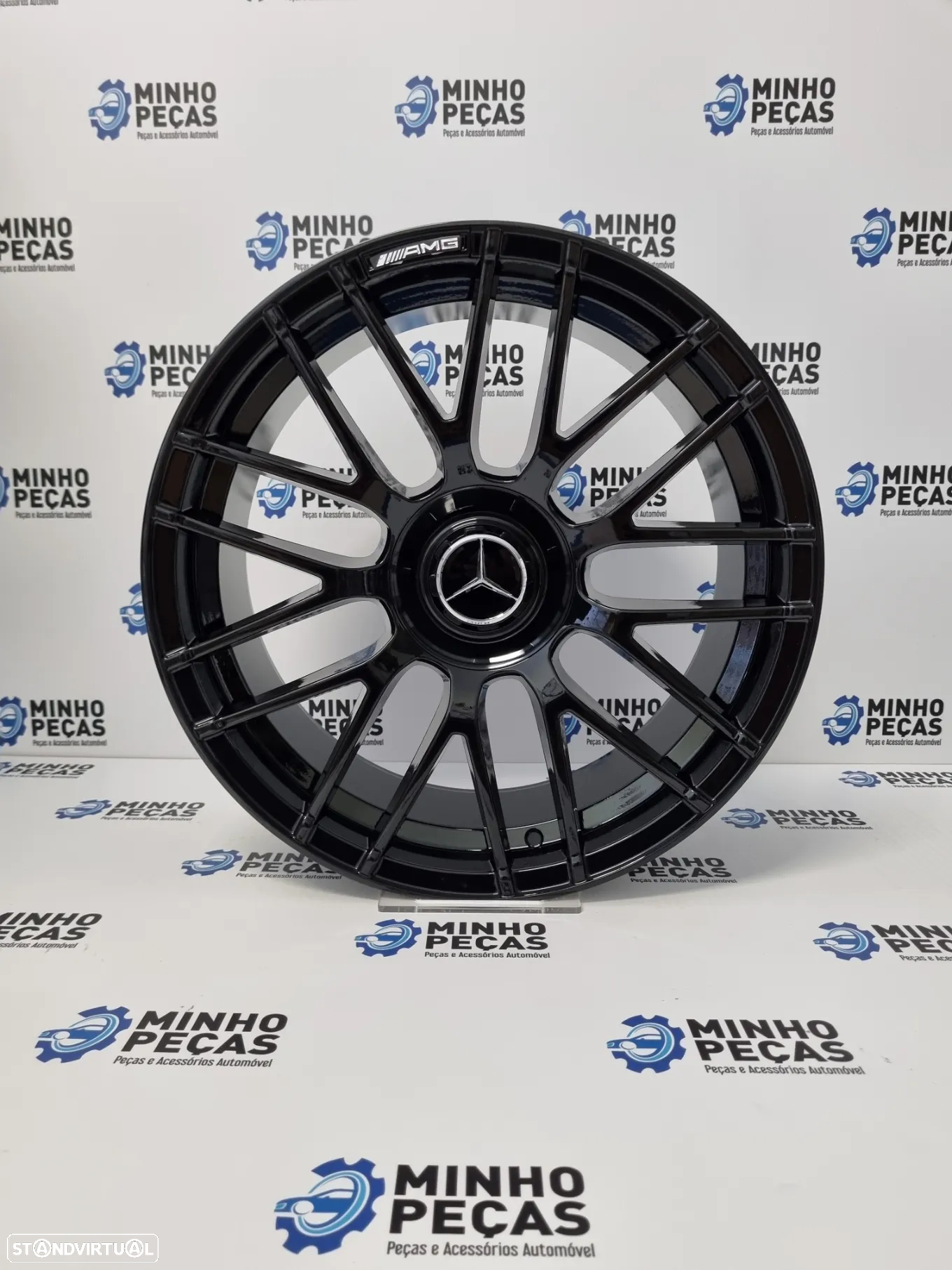Jantes Mercedes Novo (C63S) AMG em 20 Preto Brilho - 8
