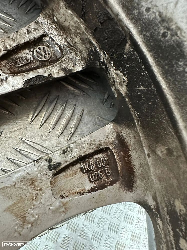 .Conjunto Jantes 17 Donington Originais VW Volkswagen 5x112 8J ET41 1K8601025B - 6