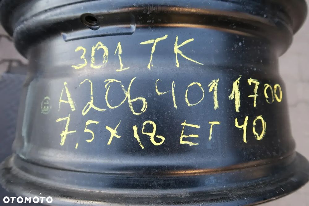 301 Felga Aluminiowa Mercedes A2064011700 Idealna 7,5x18et40 - 5