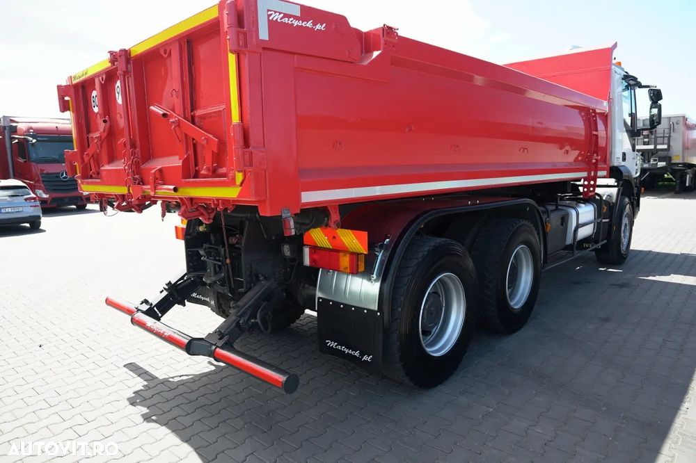 Iveco TRAKKER 450 / 6X4 / BASCULATOR / HIDROCLAPA / HIDROCLAPA / BORDMATIC / CAMION FRONTAL / EURO 5 / - 19
