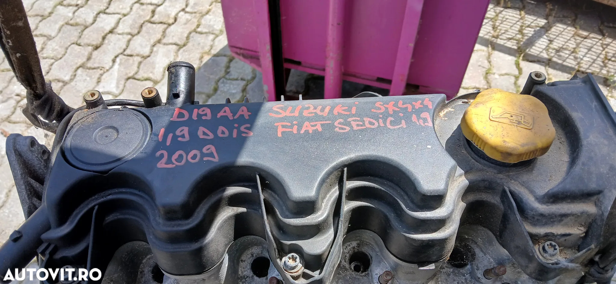 Motor D19AA Suzuki SX4  fiat sedici 1.9 diesel 2009 - 3