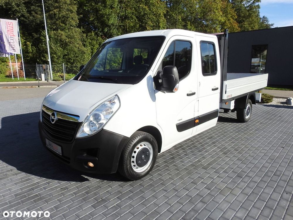 Opel MOVANO SKRZYNIA PODWÓJNA KABINA DOKA 7 MIEJSC TEMPOMAT KLIMATYZACJA  130KM - 7