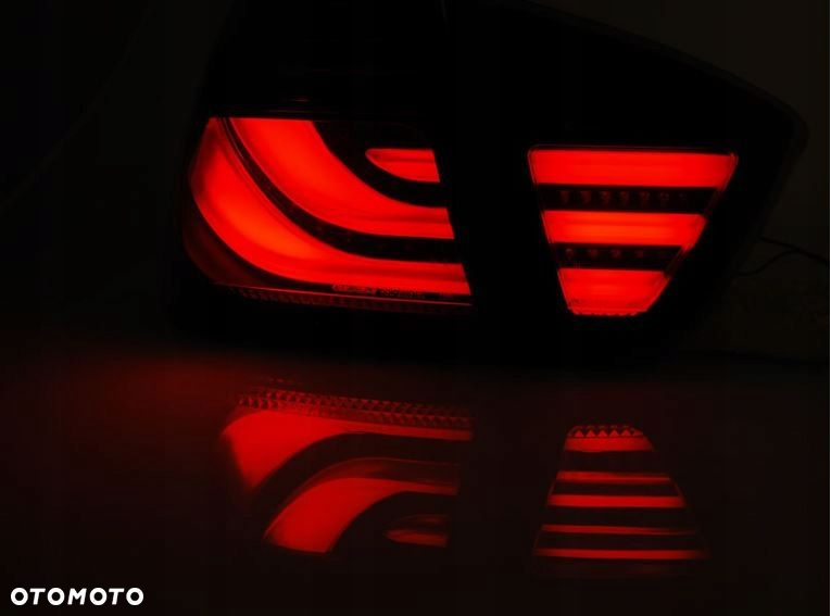 LAMPY DIODOWE Do BMW E90 SEDAN OD 2005 DO 2008 Roku LED BAR BLACK - 4