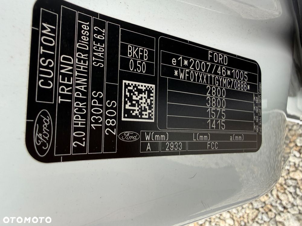 Ford Transit Custom/ L1/130KM/Automat/Klima/Navi/Aktywny tempomat/Zabudowa SORTIMO - 40
