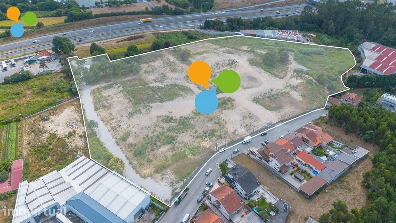 Terreno Para Construção  Venda em Nogueira e Silva Escura,Maia - Grande imagem: 2/6