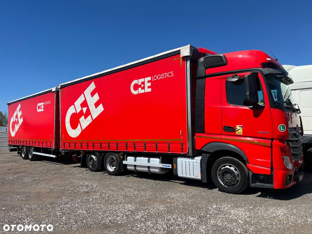 Mercedes-Benz ACTROS  MP5 euro6 6x2 jumbo zestaw  120m 38palet - 1