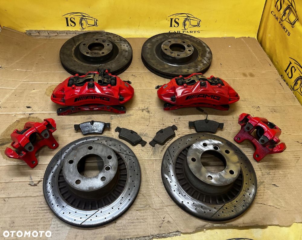 KPL HAMULCE TARCZE ZACISKI HAMULCOWE BREMBO MERCEDES G63 AMG W463 LIFT - 2