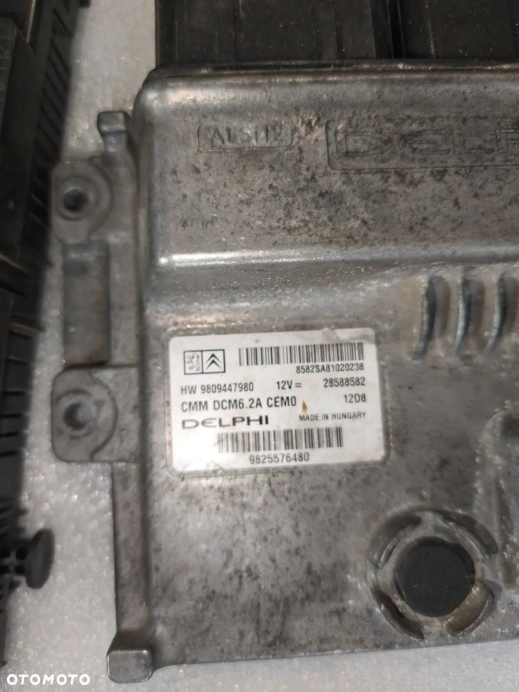 Zestaw startowy sterownik silnika 9809447980 Citroen Jumpy 2.0 hdi 2018 - 2