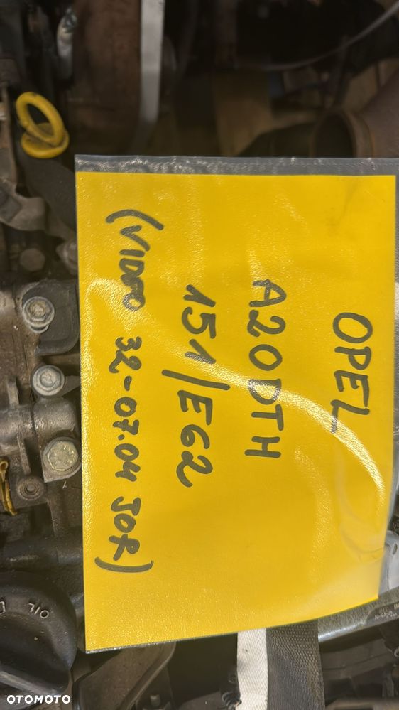 Opel A20DTH 2.0 diesel silnik kompletny z pełnym osprzętem gotowy do montażu VIDEO PRACY SILNIKA - WHATSAPP LUB LINK W OPISIE - 7